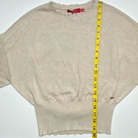 NWT | N:Philanthropy | Weylan Open Back Distressed Sweater | Canvas | Small - Picture 10 of 16